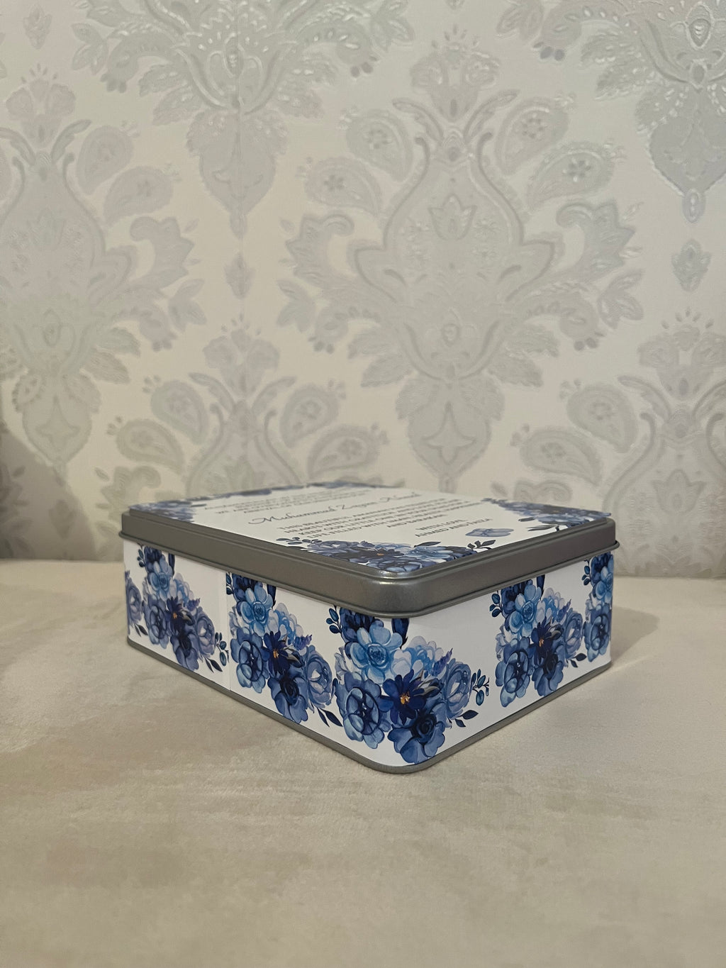 Baby Boy Mithai Floral Boxes | Baby Announcment UK