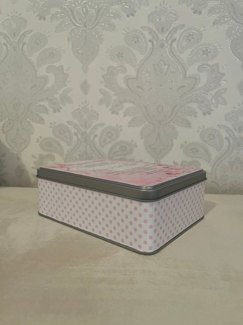 Baby Girl Bow Mithai Tin